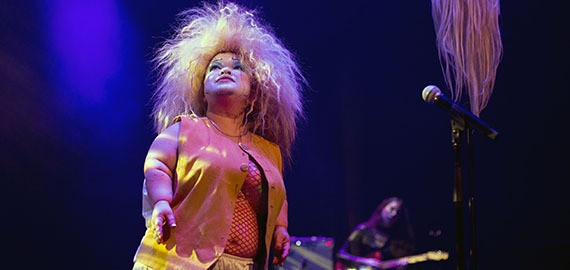 Tamm Reynolds as Midgitte in SHOOTING FROM BELOW by Holly Revell